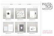 5x7 Card/Invitation Nordic Mockup, a Print Template by Inspire Mockups (Thumbnail 2 of 10)