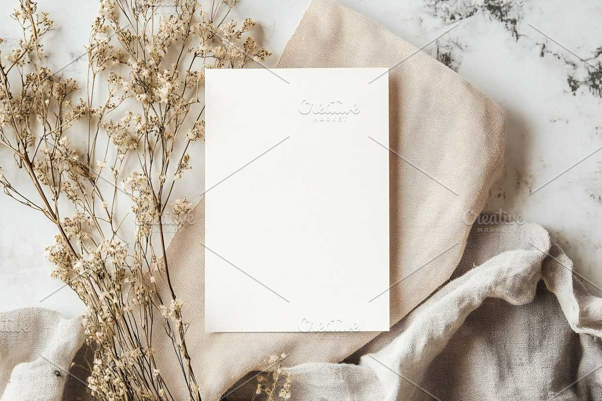 Boho Stationary Card Mockup Bundle, a Templates & Theme by VetalStock (Photo 11 of 11)