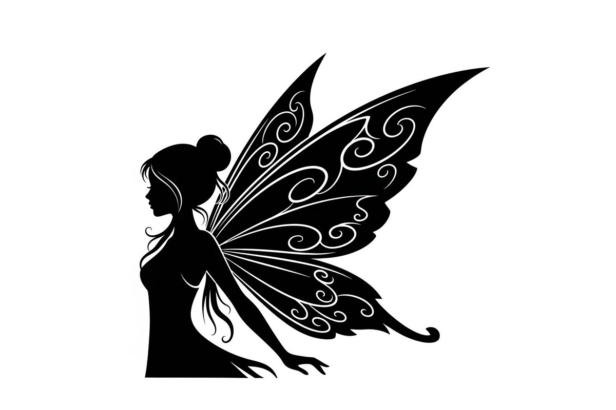 Magical Fairy Silhouette Bundle, an Illustration by jahid234 (Photo 11 of 51)