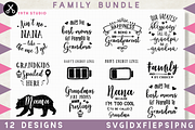 Family SVG Bundle | MB15, an Illustration by Craft House SVG (Thumbnail 1 of 4)