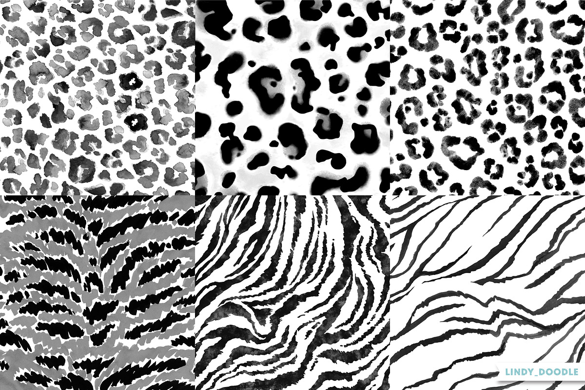 Quality Textured Animal Print Pack, a Pattern Graphic by Lindy_doodle (Photo 9 of 10)