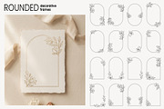 Magnolia Wedding Frames & Clipart, a Decorative Illustration by moja doodle (Thumbnail 2 of 9)