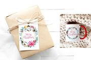 Christmas Watercolor Wreaths Clipart, an Illustration by SimpleWishesArt (Thumbnail 3 of 6)