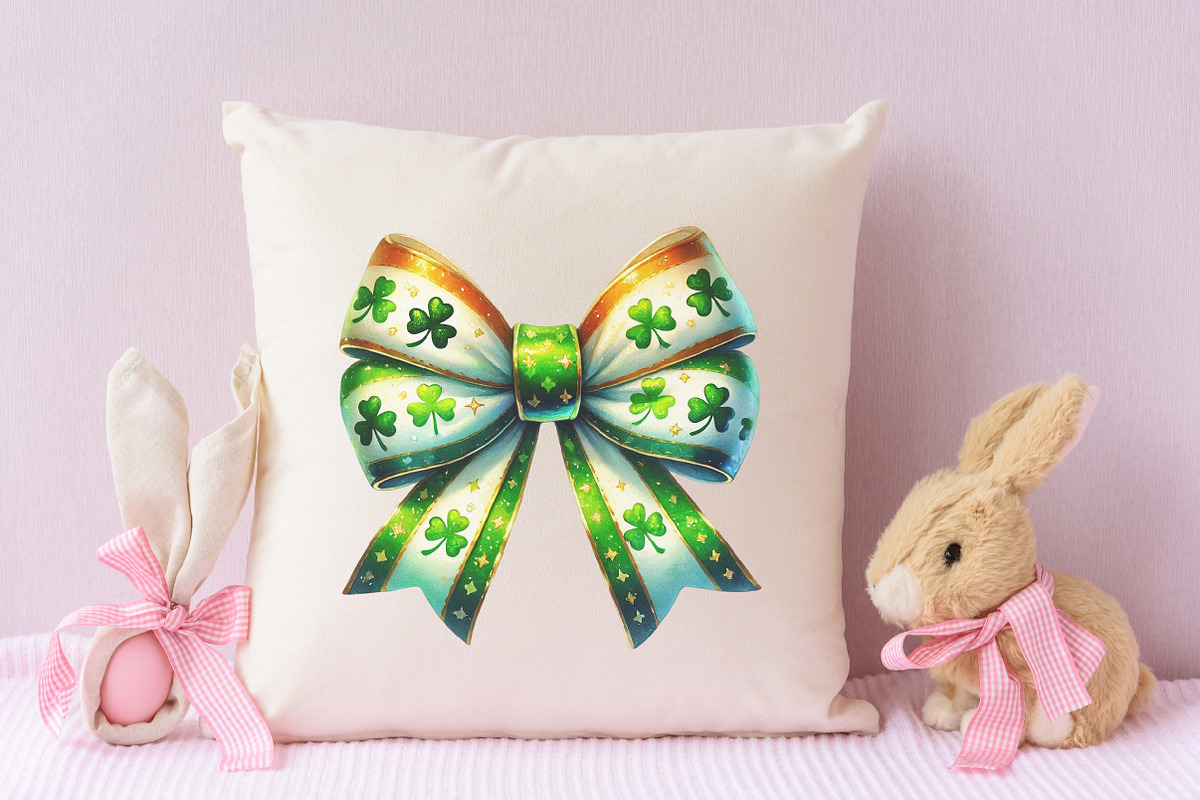 St Patrick's day bow sublimation, an Illustration by RobertsArt (Photo 6 of 7)