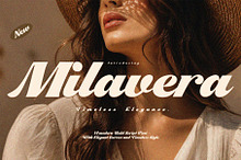 Milavera – Bold Script Font