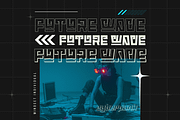 Abodin | Futuristic Font, a Font by twinstd (Thumbnail 6 of 13)