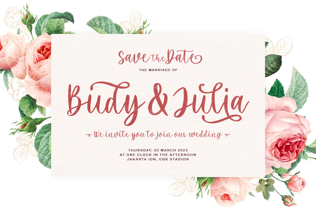 Maria Heart - Romantic Script, a Script Font by Bale Type (Photo 6 of 9)