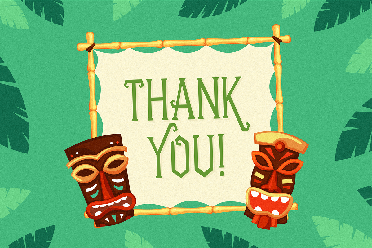 Ohmayes A Fun Tiki Font, a Serif Font by Allouse Studio (Photo 10 of 10)