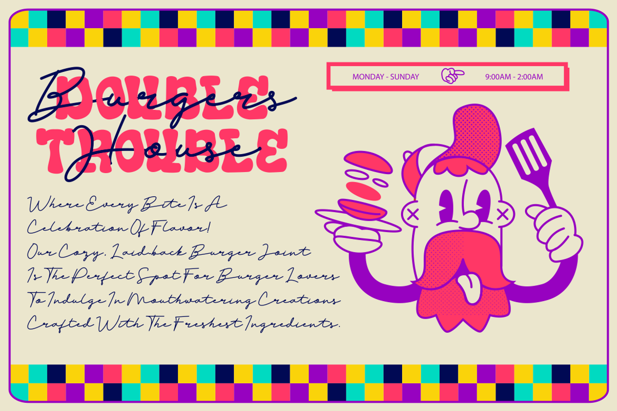 Faded Glory - Duo Retro  Font, a Font by PutraCetol Studio (Photo 5 of 11)
