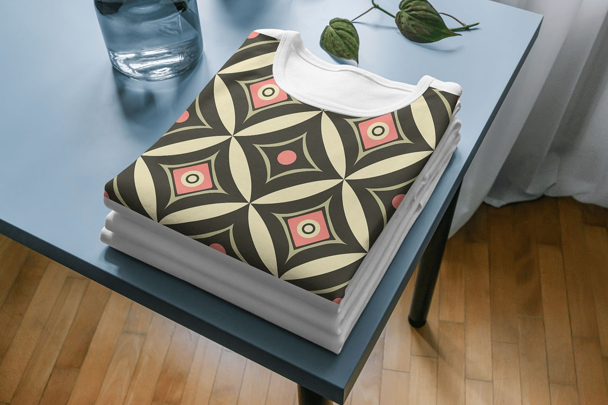 10 Olive Retro Seamless Patterns, a Pattern Graphic by Inknfolly (Photo 5 of 6)