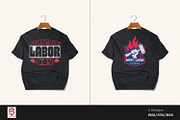 Labor Day T-Shirt Design Bundle, a Graphic by shaondesigns (Thumbnail 4 of 7)
