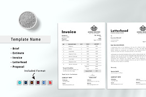 New Invoice, Letterhead, Proposal