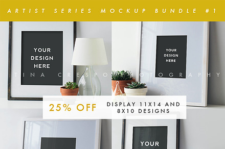 Artist Series Mockup Bundle #1