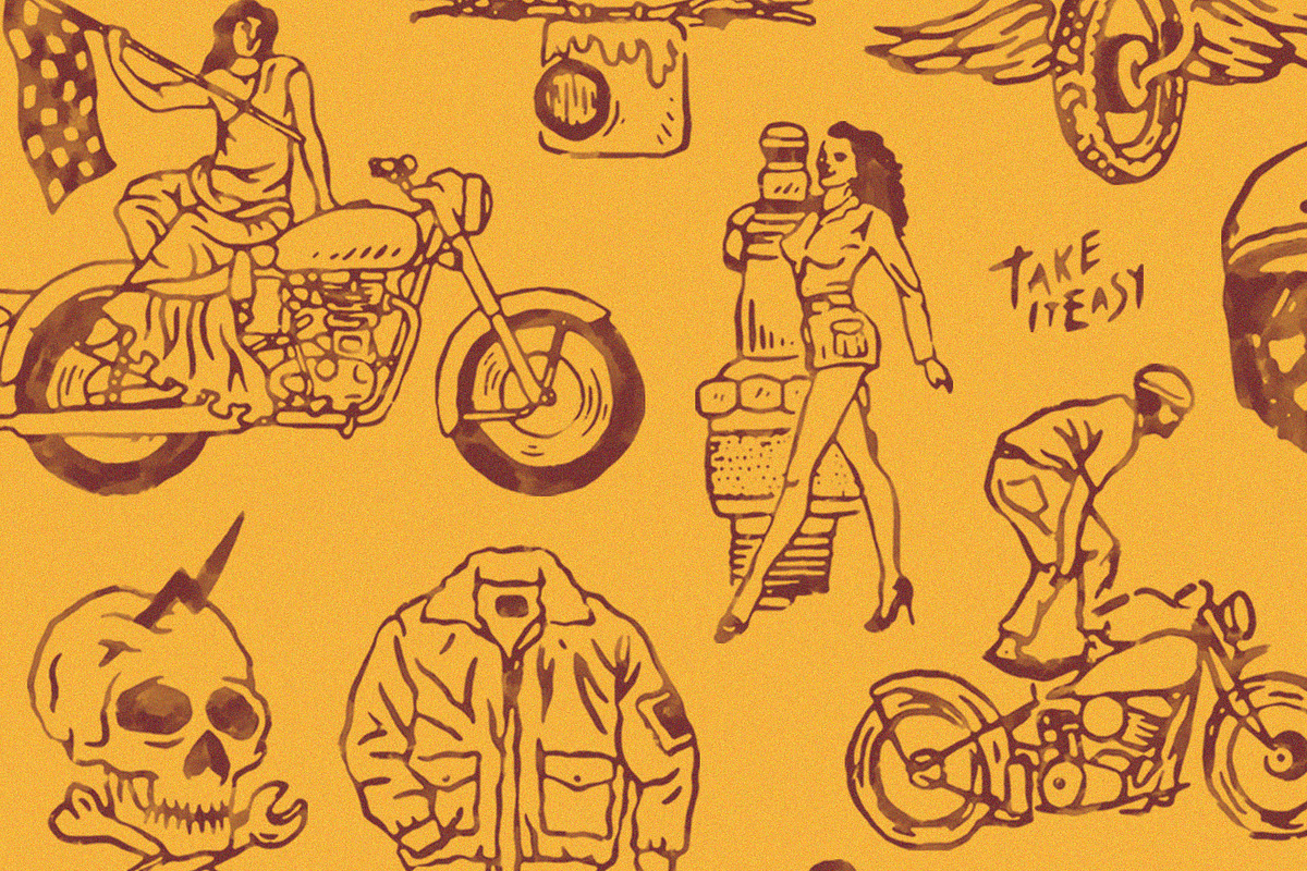 Vintage Racing Illustrations, an Illustration by Megflags (Photo 1 of 5)