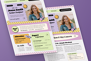 Radiant Spectrum CV Resume, a Resume Template by MMPixelCraft (Thumbnail 6 of 6)