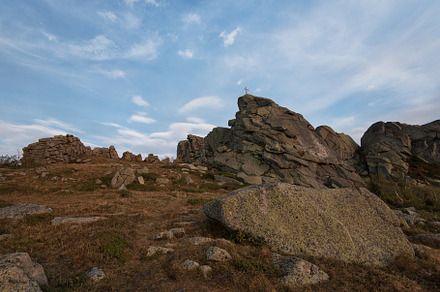 Beauty view in mountains of altai featuring sunset, rock, and journey, a Nature Photo by Jan Jack Russo Media