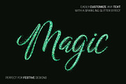 25 Glitter Brushes for illustrator, a Brush Add-On by IuliiaSavko (Thumbnail 8 of 10)