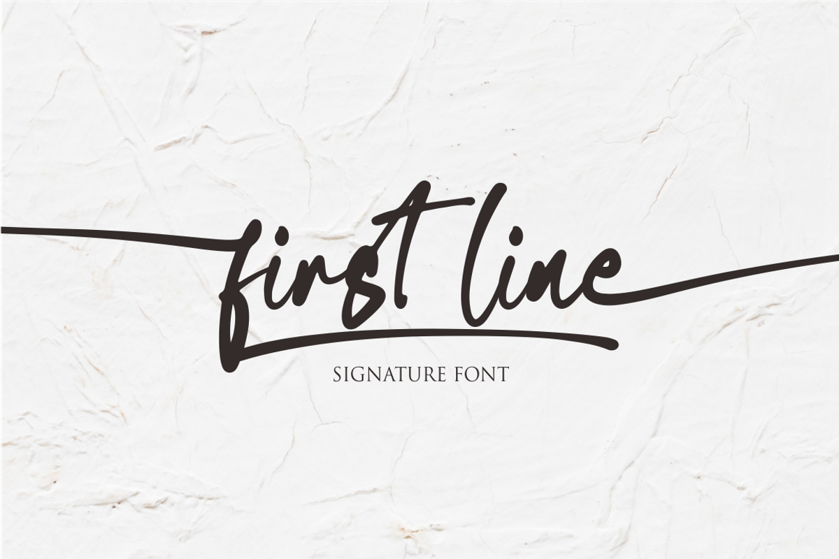 first line, a Script Font by N (Photo 1 of 10)
