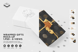 Wrapped Gifts Mock-up