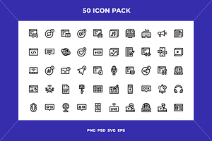 Blogger icons, an Outline Icon by Wencory
