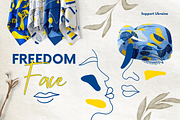 Ukrainian Freedom Boho Collection, a Decorative Illustration by Iryna Danyliuk (Thumbnail 1 of 5)