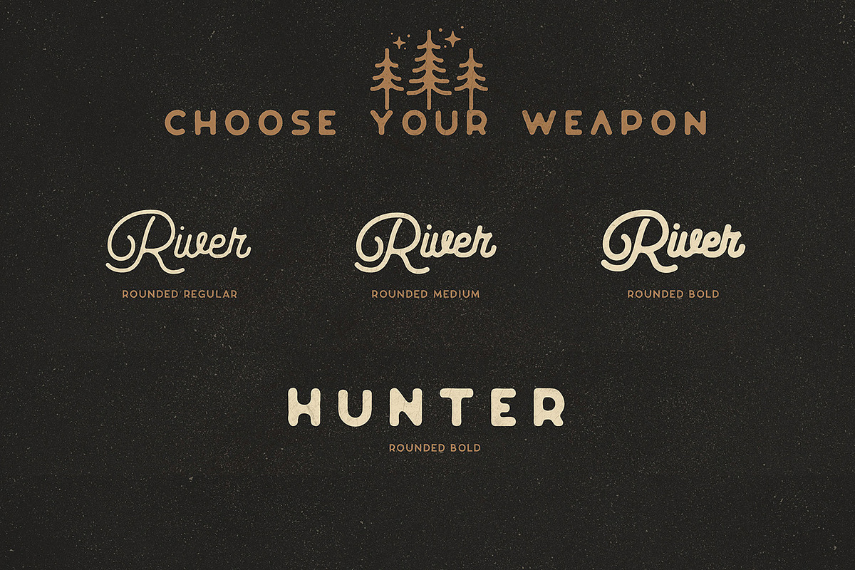 Riverfall Rounded Typeface Ver.1 preview 2