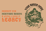 Jugend 1900 | A heritage font, a Serif Font by Jeffry Macpherson Visuals (Thumbnail 5 of 6)