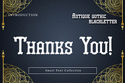 Antique gothic blackletter, a Blackletter Font by Wow Magic (Thumbnail 3 of 3)
