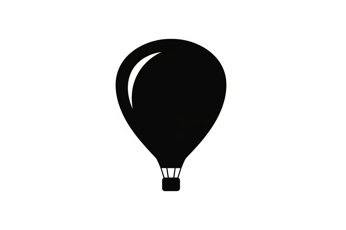 Hot Air Balloon Silhouette Bundle, an Illustration by Designer_Momina (Photo 30 of 51)