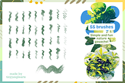 Nature Gouache Procreate Brushes, a Brush Add-On by Cozy Brushery (Thumbnail 2 of 9)