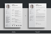 Resume Template / CV, a Resume Template by ThemeDevisers (Thumbnail 5 of 6)