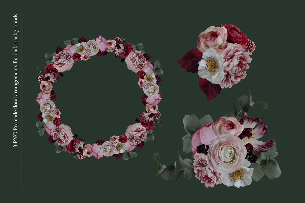 Isolated real flowers clipart set, an Object Graphic by The Graphic Parade (Photo 6 of 14)