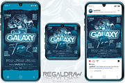 Galaxy Trap Social media Template, a Social Media Template by regalDRAW (Thumbnail 1 of 4)