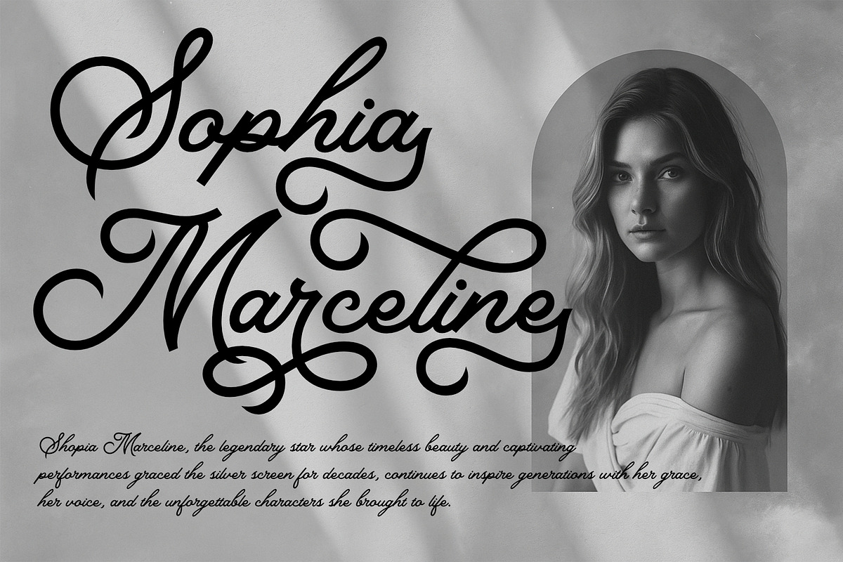 Bardone - Elegant Script Font, a Script Font by Sealoung (Photo 5 of 9)