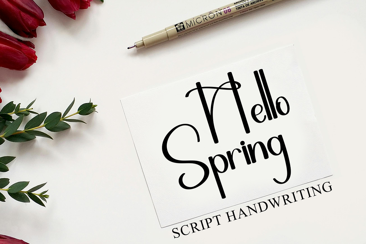 Embroidery, a Handwritten Font by InermediaSTUDIO (Photo 7 of 7)