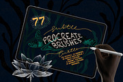Subtle Turtle Procreate Brushes, a Brush Add-On by OlgaRom (Thumbnail 1 of 6)