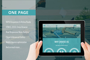 One Page WordPress Theme