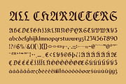 CS Pierson – Gothic Font, a Blackletter Font by Craft Supply Co. (Thumbnail 8 of 8)
