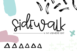 Sidewalk - A Fun Mismatched Font