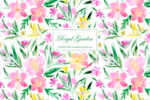Royal garden - seamless florals