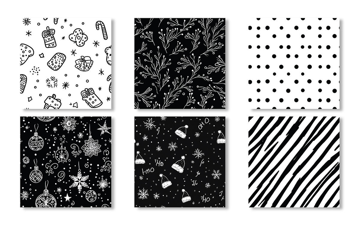 Christmas Digital Printable Paper, a Texture Illustration by Daily.Designs (Photo 4 of 4)