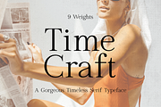 Time Craft - Timeless Serif, a Sans Serif Font by HipFonts (Thumbnail 1 of 12)