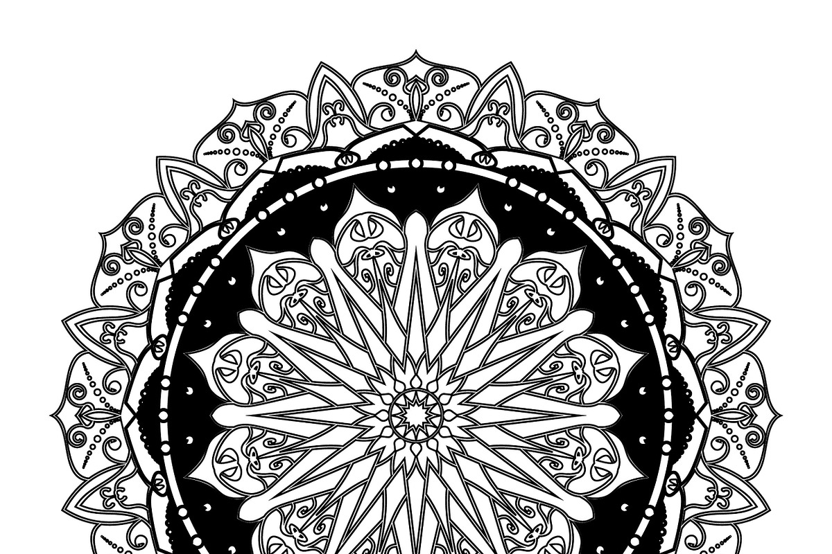 27 mandala vector backgrounds design, a Pattern Graphic by NJ Himel (Photo 22 of 28)