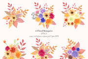 Autumn Watercolor Clipart & Patterns, a Decorative Illustration by Nadia Semyroz (Thumbnail 9 of 19)