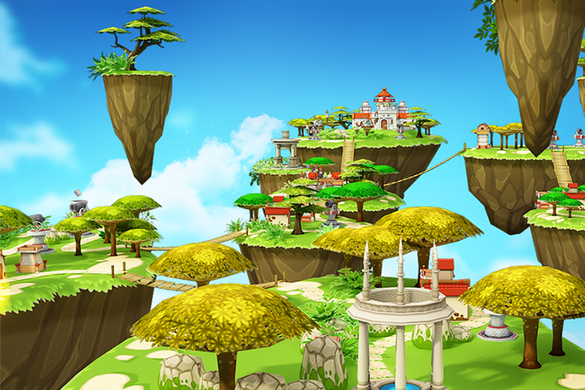 Floating Islands, an Environmental 3D Model by Souchenki (Photo 2 of 17)