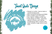 Travel Quotes Design Graphics, an Object Graphic by shielscreations (Thumbnail 2 of 2)