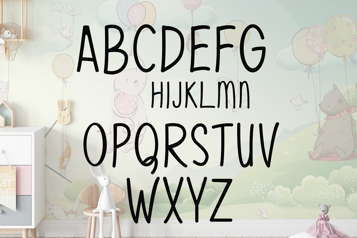 Bhother Kids- Handwritten Font, a Sans Serif Font by ivan_artnivora (Photo 3 of 4)