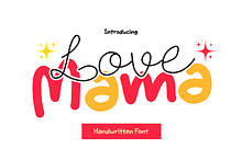 Love Mama is a charming duo font