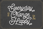 Dattge Hurty - Monoline Retro Font, a Script Font by StringLabs (Thumbnail 5 of 11)