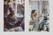 Christmas Bokeh Lights Overlays, a Texture Graphic by PhotoSpirit (Thumbnail 4 of 8)